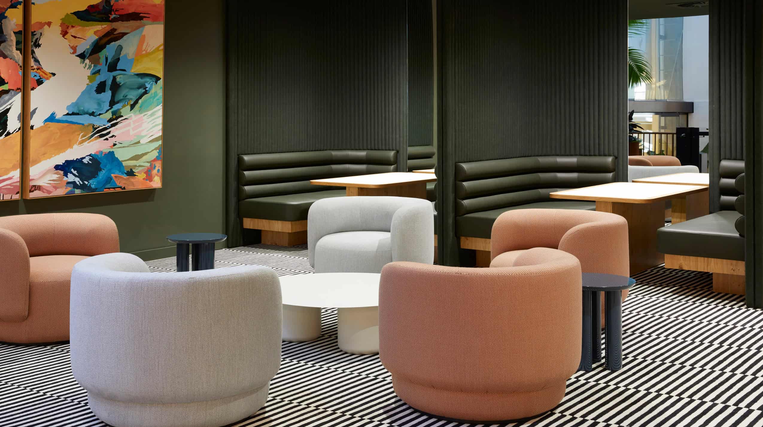 Reception waiting area at 270 Pitt St